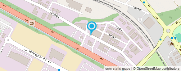 מפת הגעה אל ד.מ. מתכות