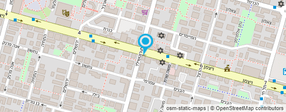 מפת הגעה אל עו"ד וקשטיין יוליה