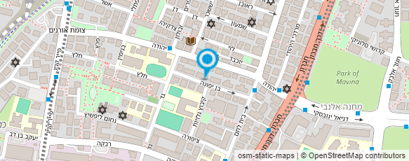 מפת הגעה אל עו"ד כהן עמרם