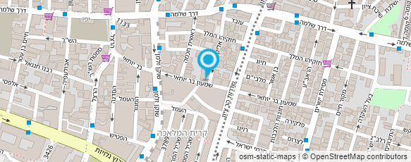 מפת הגעה אל דני עבודות אלומיניום ותריסים