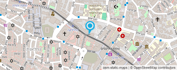 מפת הגעה אל מרכז התפירה והברכה