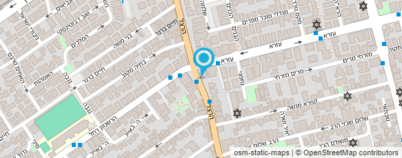 מפת הגעה אל מכבסת חיש צח