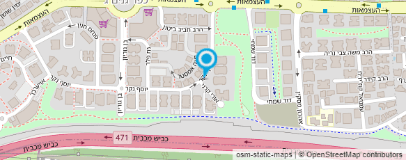 מפת הגעה אל דרך עיר נכסים - אפרים וילינגר