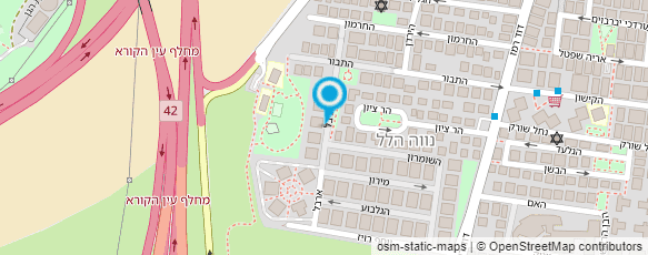 מפת הגעה אל איילת מנשה