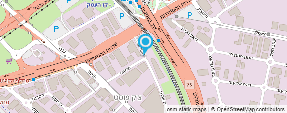 מפת הגעה אל מכללת מדיאטק ג'ון ברייס בע"מ