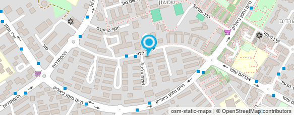 מפת הגעה אל ס.ס עב תשתיות