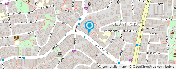 מפת הגעה אל פיצה פאקל'ה