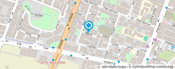 מפת הגעה אל הילי יסעור מאפרת מקצועית