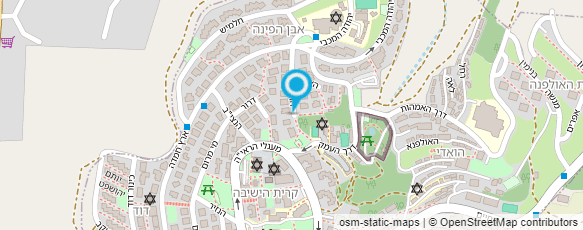 מפת הגעה אל עבודות עץ נתן חי ויובל