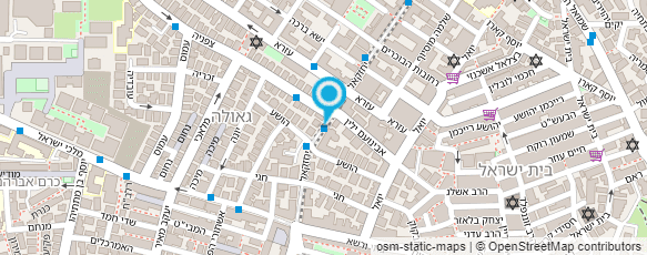 מפת הגעה אל בית הבטיחות הירושלמי מפת הגעה אל בית הבטיחות הירושלמי