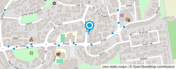 מפת הגעה אל עינת געתון