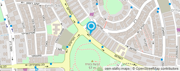 מפת הגעה אל רוני רוסו עיצוב חזותי מקדם מכירות