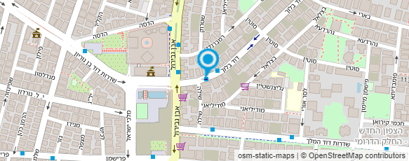 מפת הגעה אל Geffen Design מפת הגעה אל Geffen Design