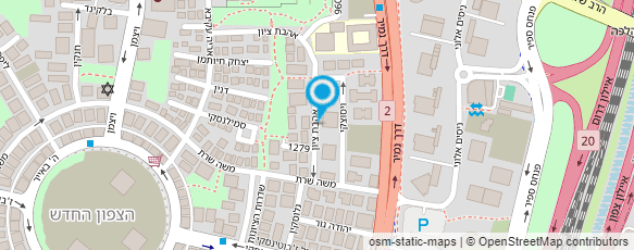 מפת הגעה אל עו"ד דקר טוכמינץ נויה