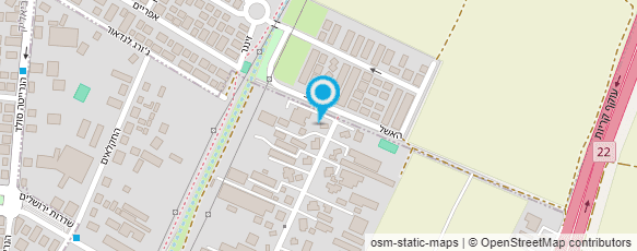 מפת הגעה אל משתלת עולם הצמחים