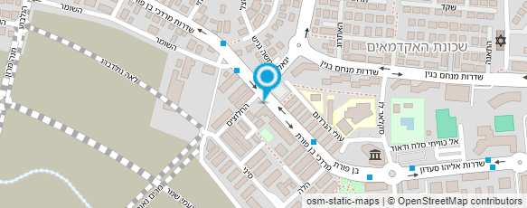 מפת הגעה אל פיצה כמעט חינם