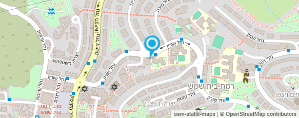 מפת הגעה אל אהבת ישראל יסודי בנות