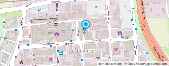 מפת הגעה אל אלומיניום השרון (רעננה)