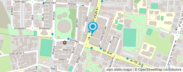 מפת הגעה אל בר ציון -  איזון גוף ונפש