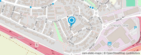 מפת הגעה אל גיא ברניס מורה לתופים