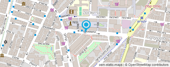 מפת הגעה אל עו"ד גורנשטיין יעקב