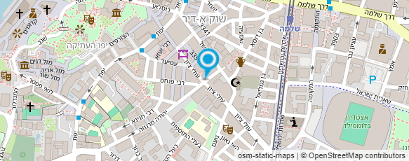 מפת הגעה אל פיצה רומא יפו