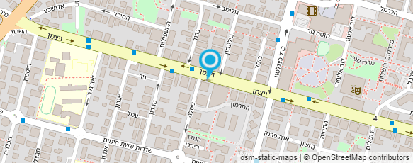 מפת הגעה אל עו"ד שרייבמן תרצה