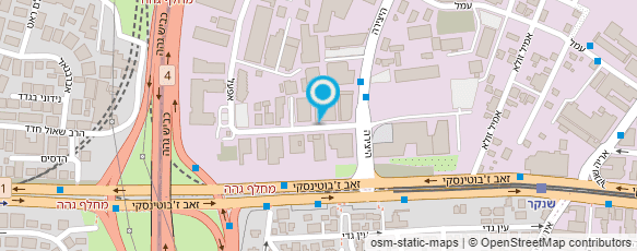 מפת הגעה אל 4CAST סוכנות לביטוח