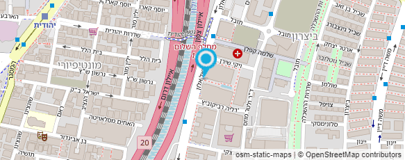 מפת הגעה אל בנק מזרחי טפחות