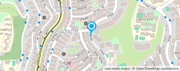 מפת הגעה אל יהודה המנעולן