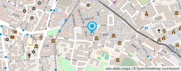 מפת הגעה אל BATA - בתא ירושלים