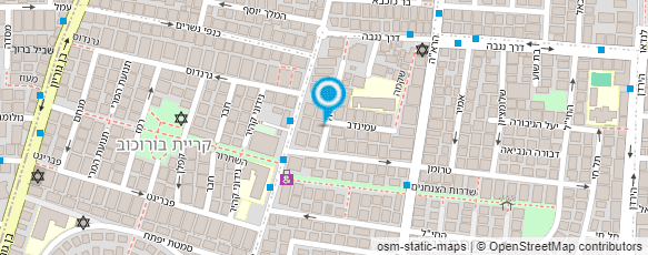 מפת הגעה אל מוניות השלום