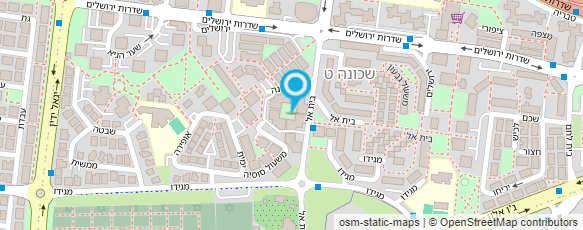 מפת הגעה אל מיטל ברלב - מאפרת מקצועית