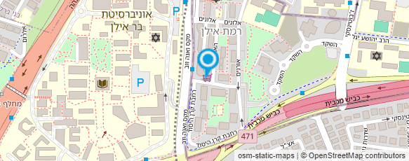 מפת הגעה אל ד"ר טל מרום