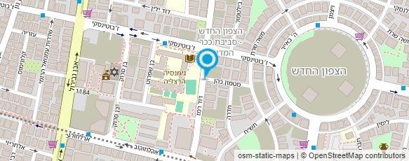 מפת הגעה אל עו"ד בן חור יהונתן