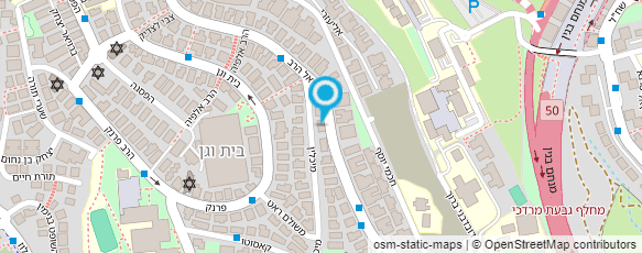 מפת הגעה אל מאפיית נחמה