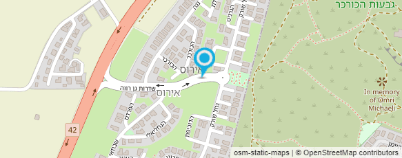 מפת הגעה אל מיכל שפר-דיאטנית מומחית להפרעות אכילה