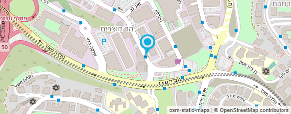 מפת הגעה אל ארגון הקייטנות של ישראל