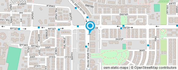 מפת הגעה אל מוניות הכפר והסביבה