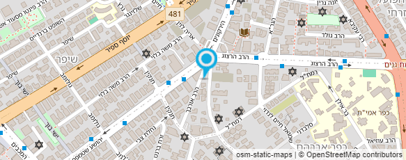 מפת הגעה אל רייצל צאירי