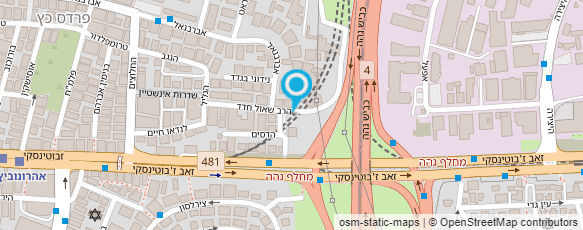 מפת הגעה אל אברמוביץ ספרי קודש