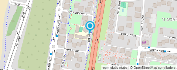 מפת הגעה אל בית ספר צוקי אביב