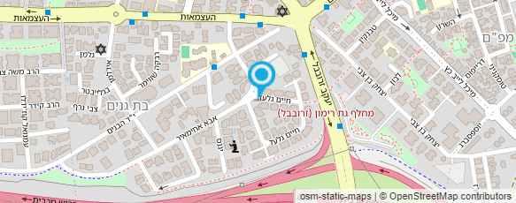 מפת הגעה אל עו"ד סלומון חנה