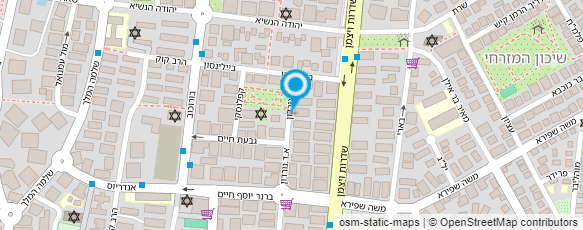 מפת הגעה אל גרשון עיסויים