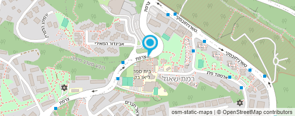 מפת הגעה אל ספריית מרכז חינוך ליאו באק