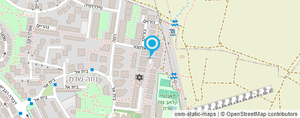 מפת הגעה אל גן ירוק גינון ופיתוח