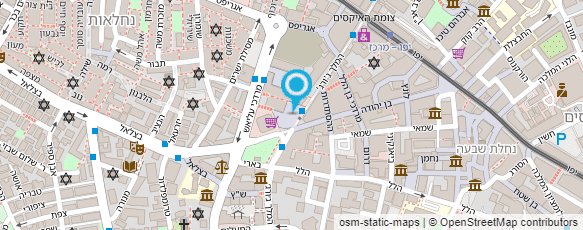 מפת הגעה אל עו"ד ונוטריון רוזן ברמן גבריאלה