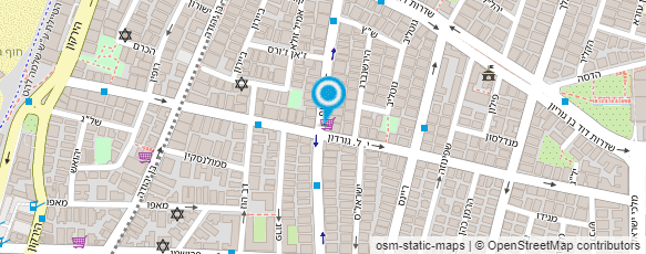 מפת הגעה אל דניאל אהרוני