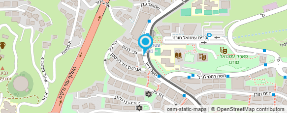 מפת הגעה אל מוריה קוסמטיקאית