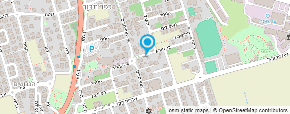 מפת הגעה אל ספריית כפר-תבור